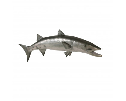 Toscano - Barracuda Wall Mount Fish Trophy Sculpture