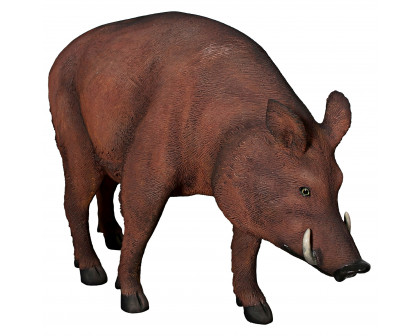 Toscano - Life-Size Razorback Wild Boar Garden Statue