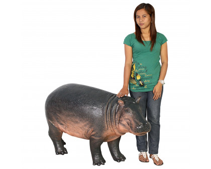 Toscano - Bobo the Baby Hippo Garden Statue