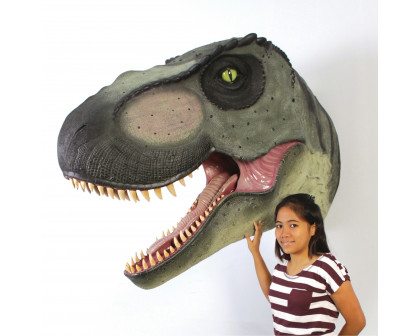 Toscano - Giant Tyrannosaurus Rex Dinosaur Wall Trophy