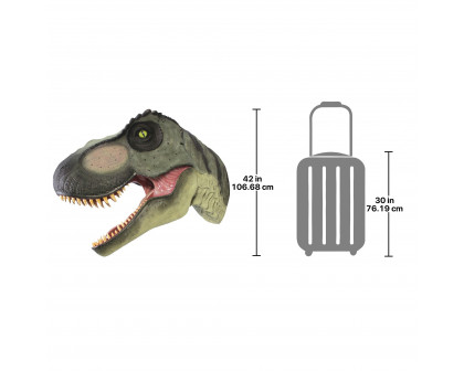 Toscano - Giant Tyrannosaurus Rex Dinosaur Wall Trophy