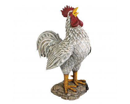 Toscano - Cock-a-doodle-do Roadside Rooster Garden Statue