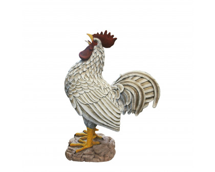 Toscano - Cock-a-doodle-do Roadside Rooster Garden Statue