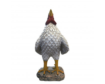 Toscano - Cock-a-doodle-do Roadside Rooster Garden Statue