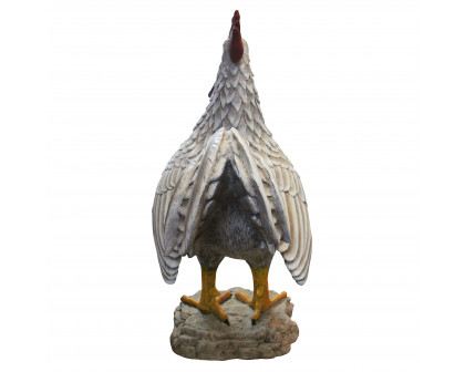 Toscano - Cock-a-doodle-do Roadside Rooster Garden Statue