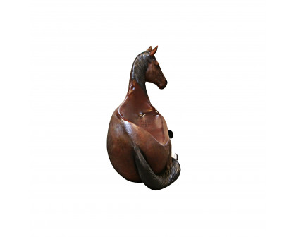 Toscano - Saddle-Up Horse Photo Op Sculptural Bench