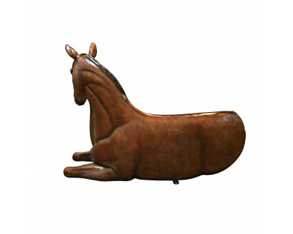 Toscano - Saddle-Up Horse Photo Op Sculptural Bench