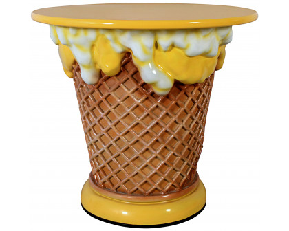 Toscano - Ice Cream Parlor Sculptural Table in Fiberglass