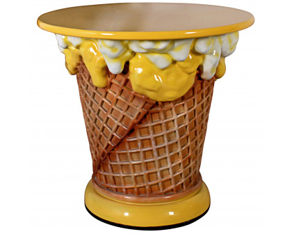 Toscano - Ice Cream Parlor Sculptural Table in Fiberglass