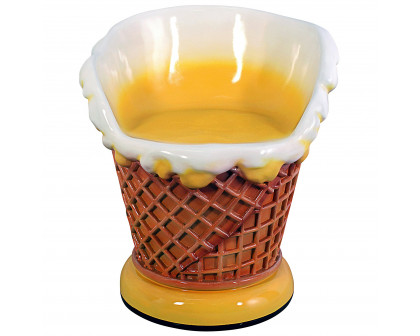 Toscano - Ice Cream Parlor Sculptural Chair in Fiberglass