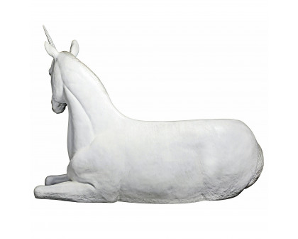 Toscano - Mystical Horned Unicorn Photo Op Sculptural Bench