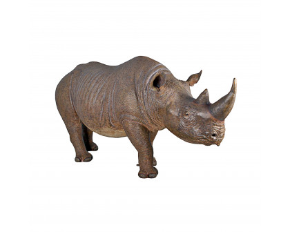 Toscano - Life-Sized Rhinoceros Garden Animal Statue