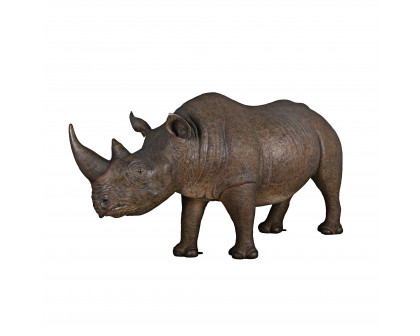 Toscano - Life-Sized Rhinoceros Garden Animal Statue