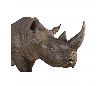 Toscano - Life-Sized Rhinoceros Garden Animal Statue