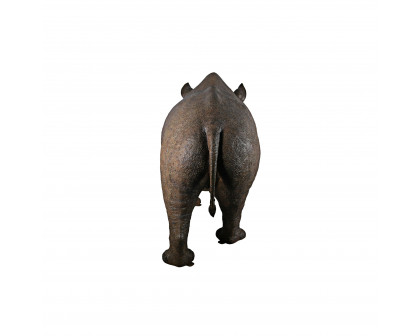 Toscano - Life-Sized Rhinoceros Garden Animal Statue