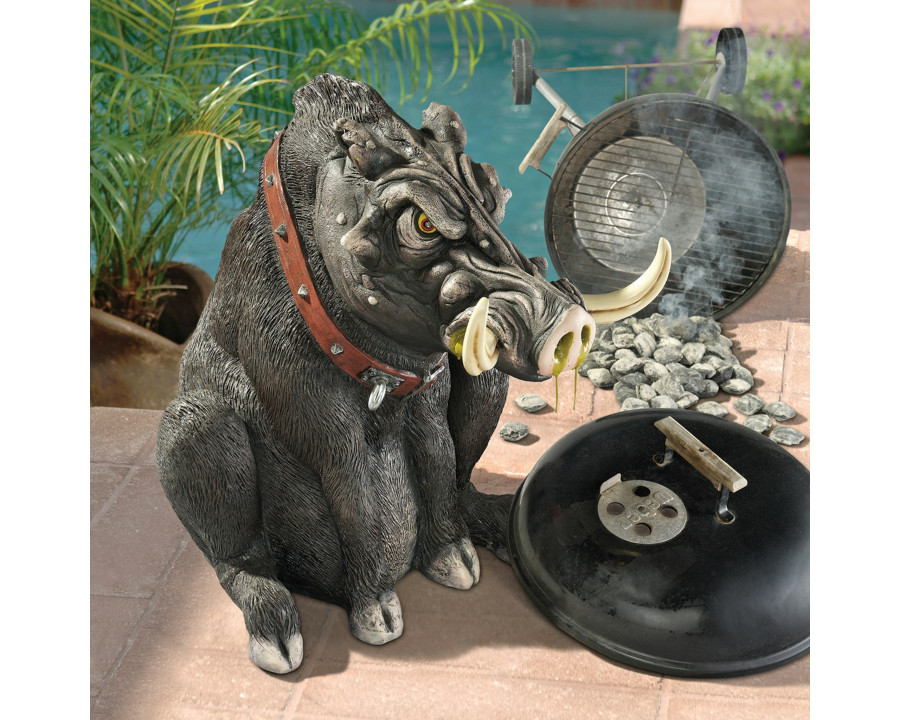 Toscano - Bad Intentions Giant Warthog Garden Statue