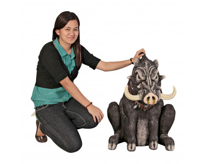 Toscano - Bad Intentions Giant Warthog Garden Statue