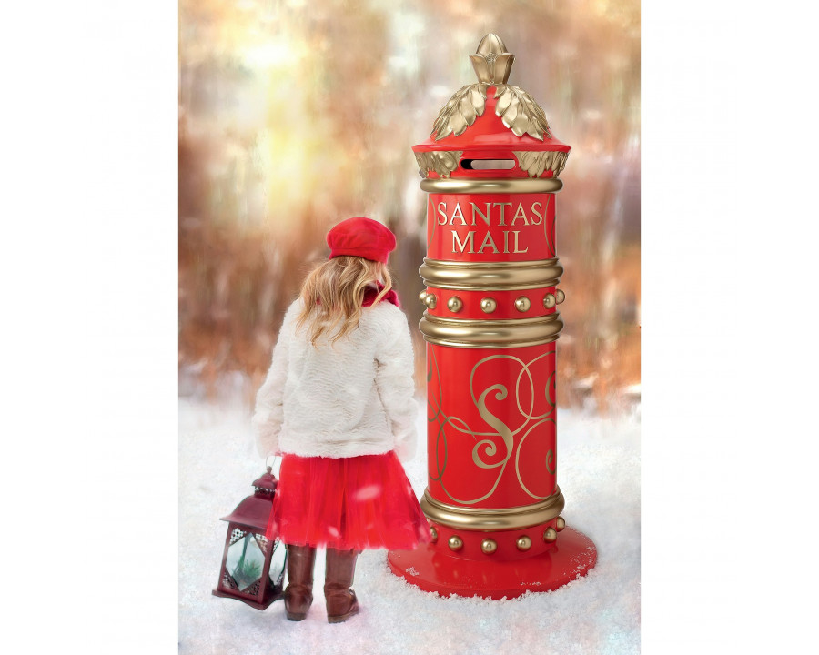 Toscano - Santa North Pole Holiday Mailbox