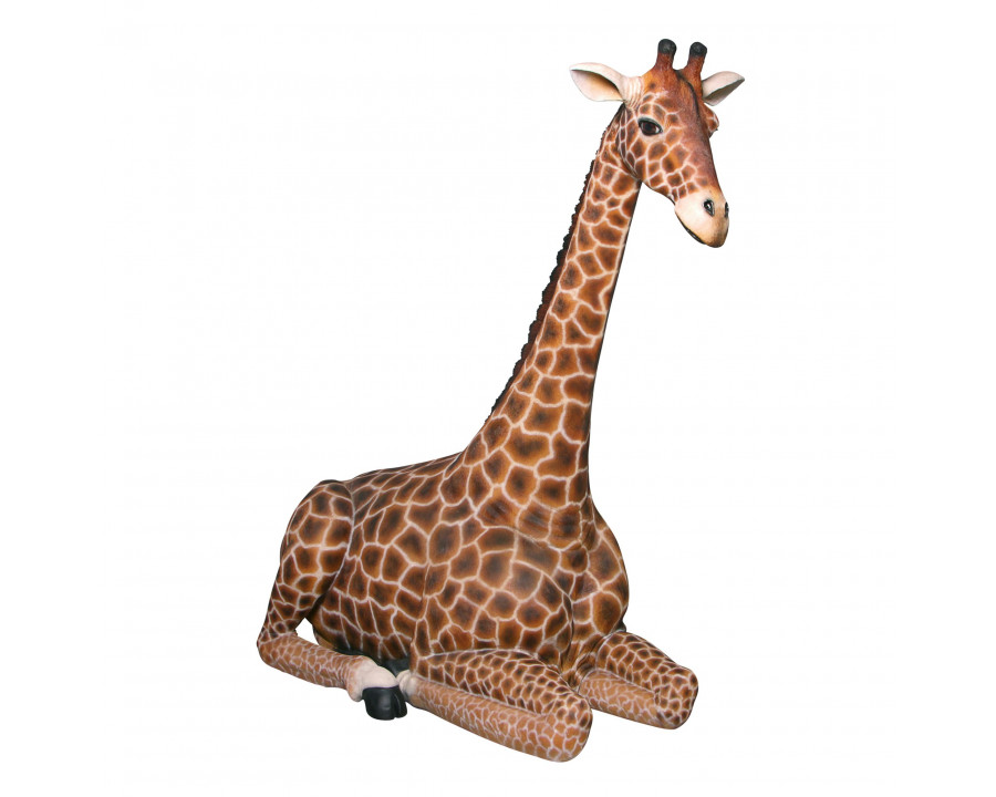 Toscano - Dakarai Grande-Scale Sitting Giraffe Garden Statue