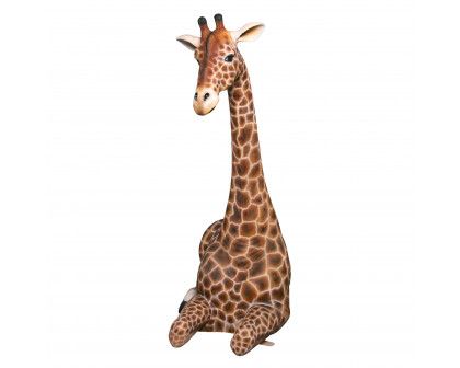 Toscano - Dakarai Grande-Scale Sitting Giraffe Garden Statue