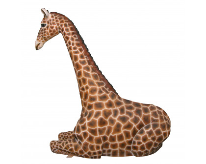 Toscano - Dakarai Grande-Scale Sitting Giraffe Garden Statue