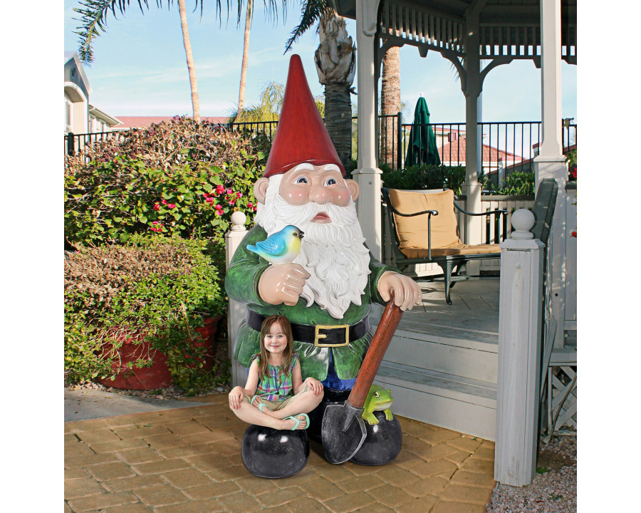 Toscano - Gottfried the Bigger Brother Garden Gnome Statue