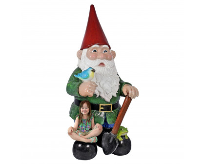 Toscano - Gottfried the Bigger Brother Garden Gnome Statue