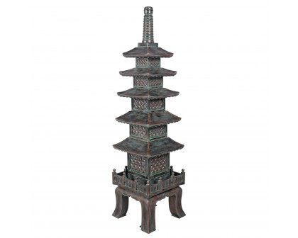 Toscano The Nara Temple Asian Grande Garden Pagoda Statue