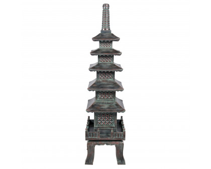 Toscano The Nara Temple Asian Grande Garden Pagoda Statue