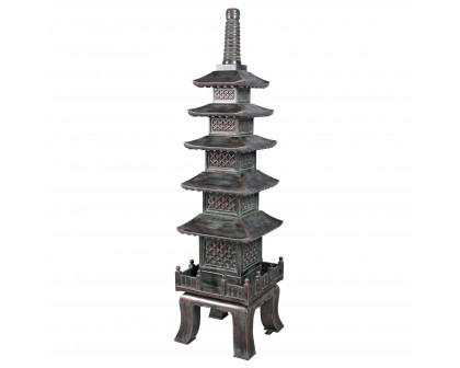 Toscano The Nara Temple Asian Grande Garden Pagoda Statue