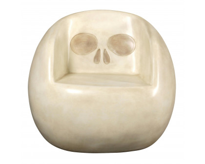 Toscano™ Lost Souls Gothic Skull Sculptural Chair - Bone