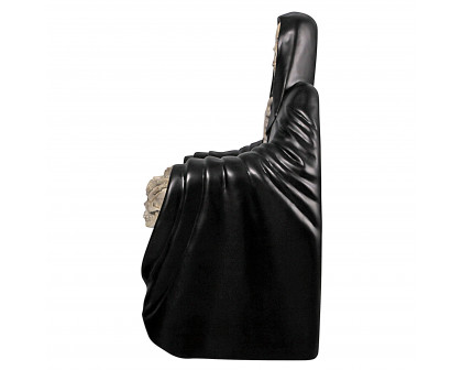 Toscano - Seat of Death Grim Reaper Throne Chair in Black, Designer Resin/Fiberglass