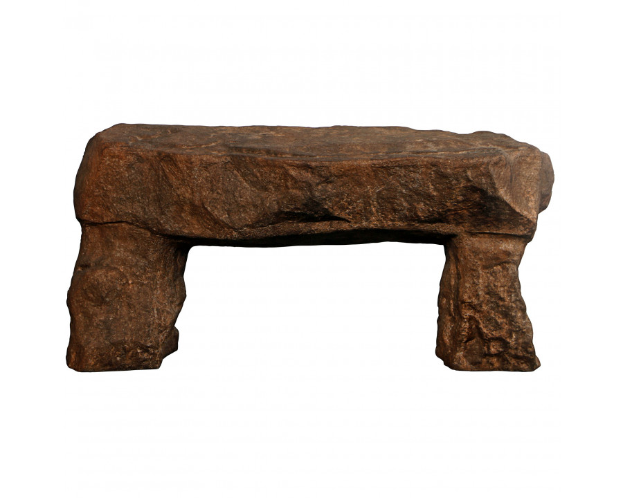 Toscano - Stonehenge Sculptural Garden Bench in Fiberglass