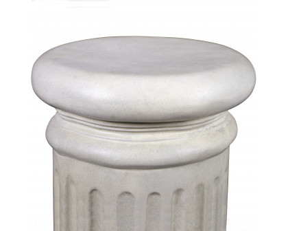 Toscano - Classical Greek Fluted Small Garden Statuary Pedestal