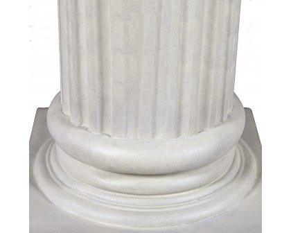 Toscano - Classical Greek Fluted Small Garden Statuary Pedestal