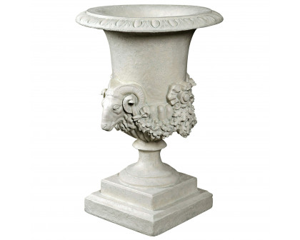 Toscano - Hermes Ram Head Garden Urn