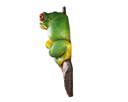 Toscano - Red-Eyed Tree Frog Garden Statue