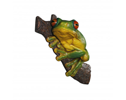 Toscano - Red-Eyed Tree Frog Garden Statue