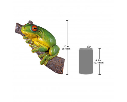 Toscano - Red-Eyed Tree Frog Garden Statue