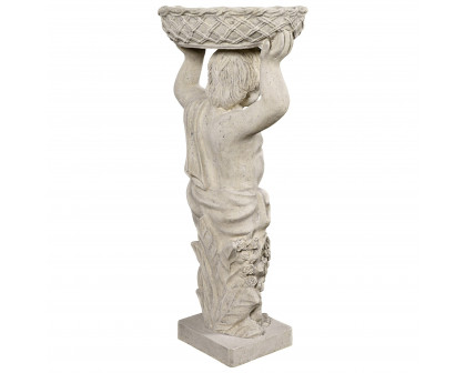 Toscano Young Bacchus with Basket Planter Garden Statue - Bacchus Right