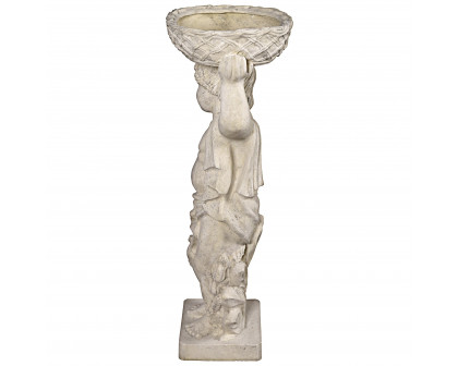 Toscano Young Bacchus with Basket Planter Garden Statue - Bacchus Right