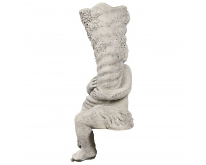 Toscano - Baby Zeus with the Horn of Plenty Cornucopia Planter Garden Statue