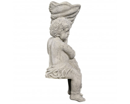 Toscano - Baby Zeus with the Horn of Plenty Cornucopia Planter Garden Statue