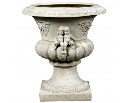 Toscano - Grape Harvest Cherub Architectural Garden Urn