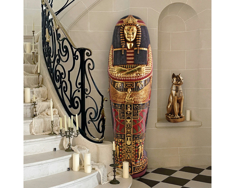 Toscano - Queen Ankhesenamun Life-Size Sarcophagus Cabinet