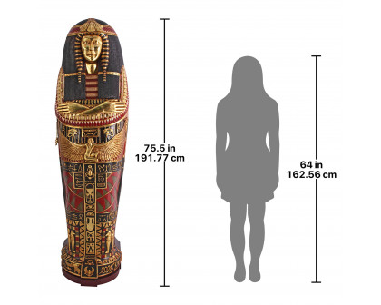 Toscano - Queen Ankhesenamun Life-Size Sarcophagus Cabinet