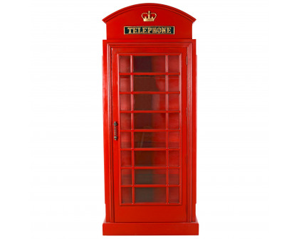 Toscano - British Telephone Booth Display Cabinet