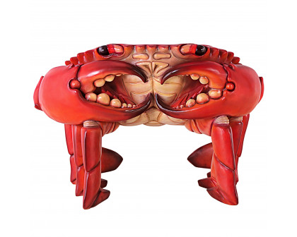 Toscano™ Red King Crab Sculptural Chair - Red, Fiberglass