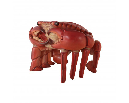 Toscano™ Red King Crab Sculptural Chair - Red, Fiberglass