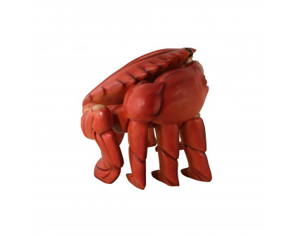 Toscano™ Red King Crab Sculptural Chair - Red, Fiberglass